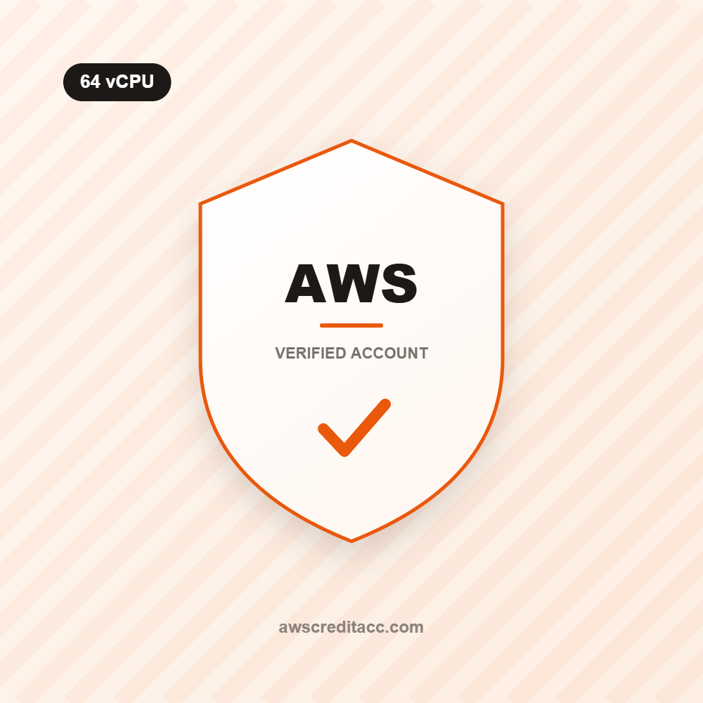 Buy AWS 64 vCPU account